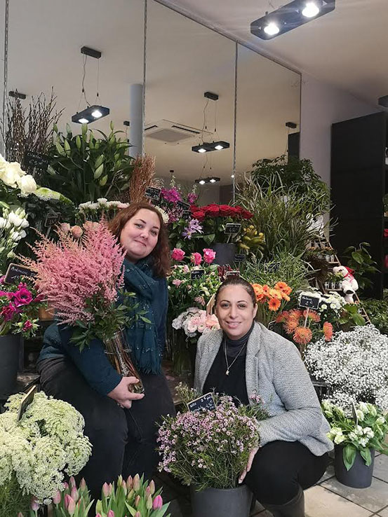 Composition florale deuil Clamart